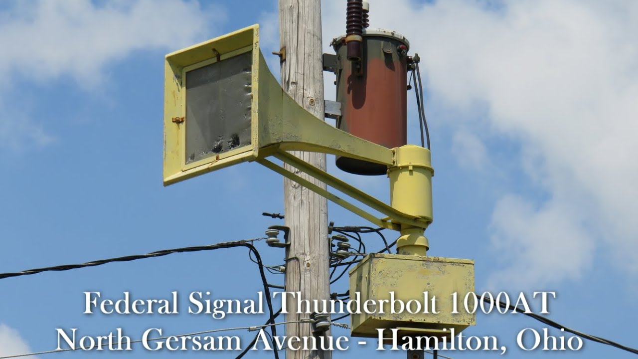 8 RPM Reverse-Wired Thunderbolt 1000T Siren Test | Full Alert | Hamilton, OH | 7/1/20
