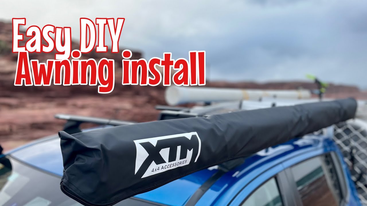 How to install a side awning on a 4wd. Easy 1 person DIY.