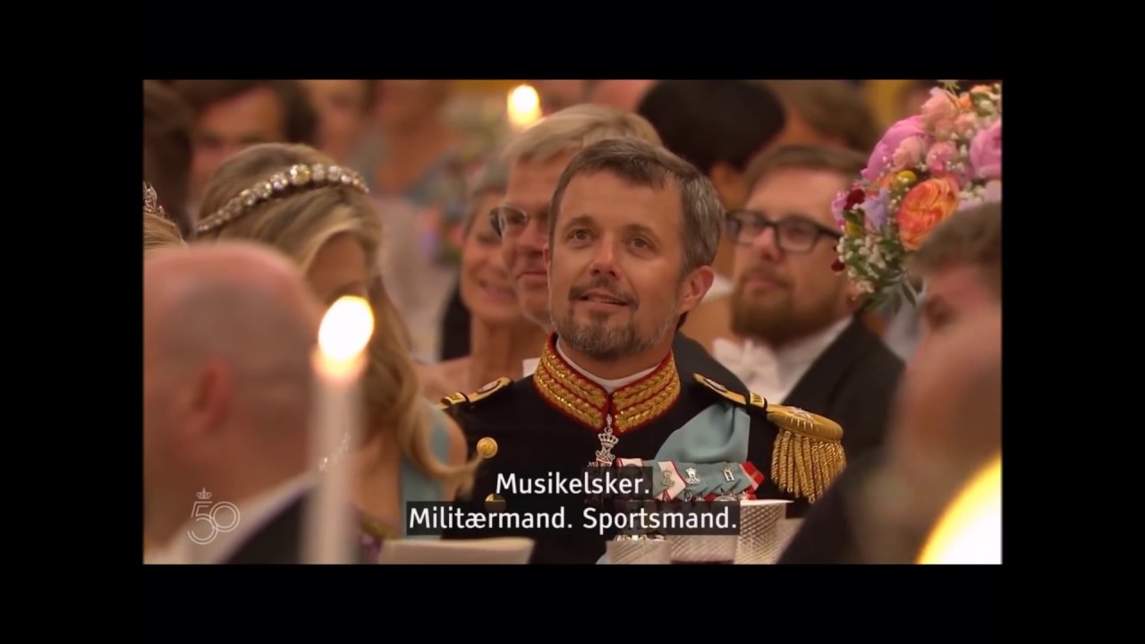 English translation of Crown Princess Mary&rsquo;s speech to Danish husbond on his 50th birthday 2018