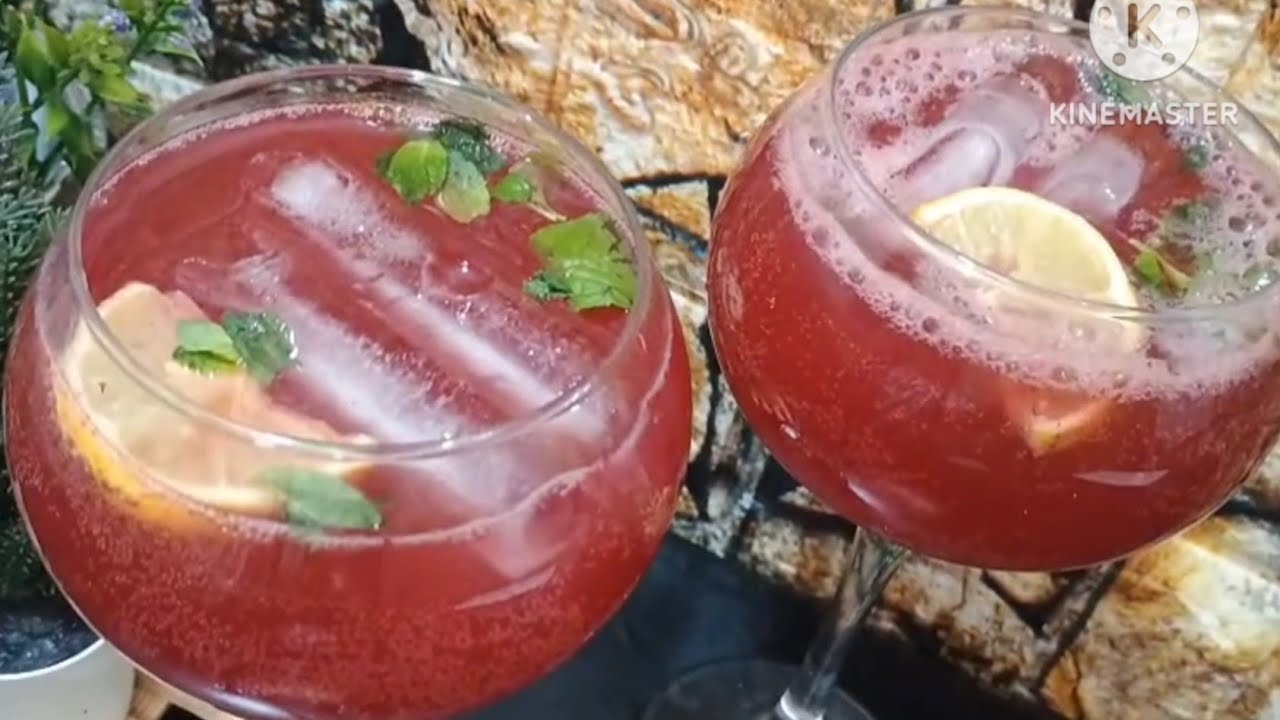 Ramadan Special drink |Make real raspberry tang juice at home No chemicals| secret  home made drink 
