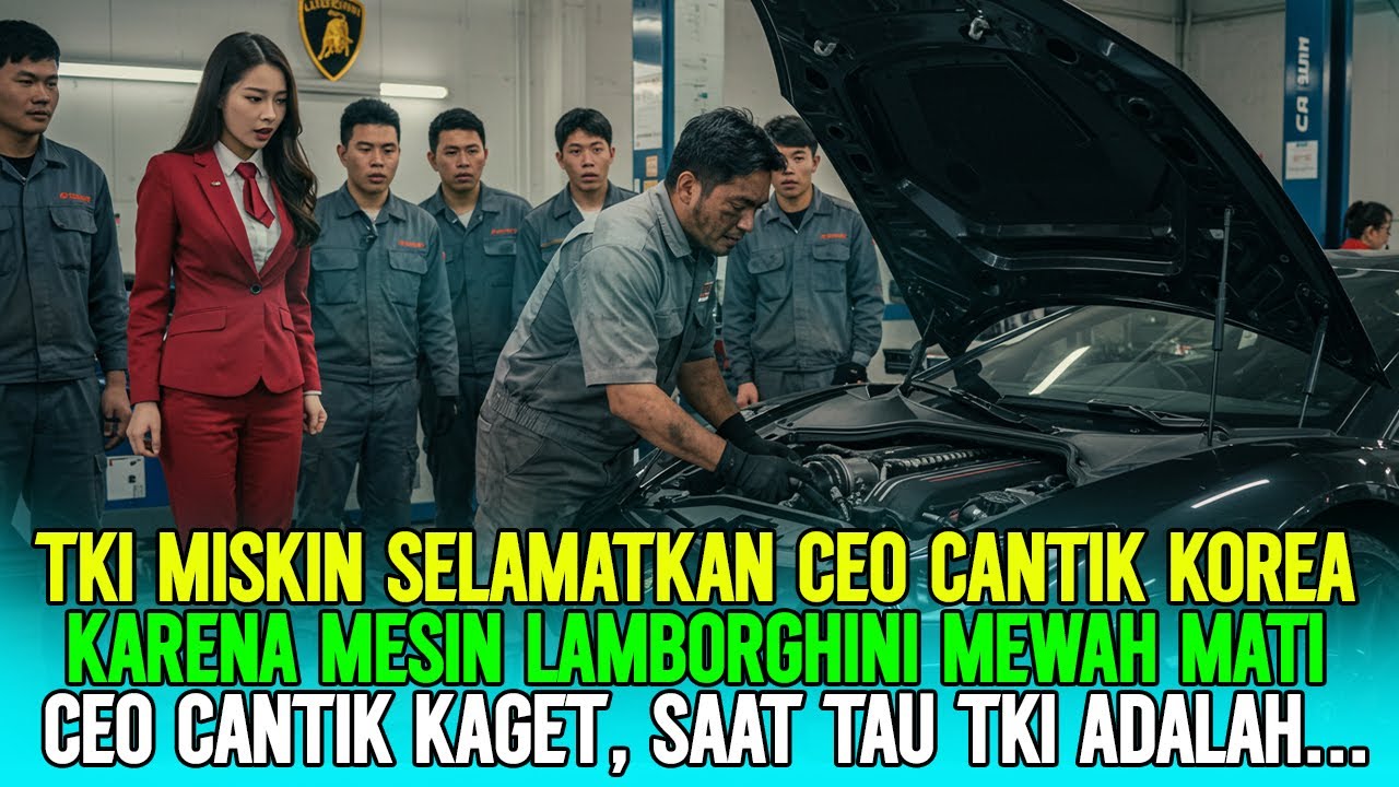TKI YANG DIREMEHKAN‼️TKI INI SELAMATKAN CEO CANTIK KOREA DARI MESIN LAMBORGHININYA YANG MATI TOTAL..