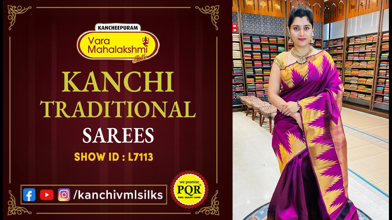 Kanchi Traditional Sarees | WhatsApp Number 89 0001 0002 | Kancheepuram Varamahalakshmi Silks LIVE