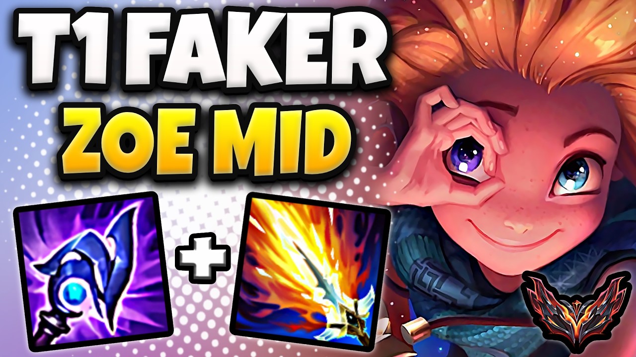 T1 Faker Zoe vs Yasuo [ MID ] Korea Grandmaster 1340 LP | Patch 26.7
