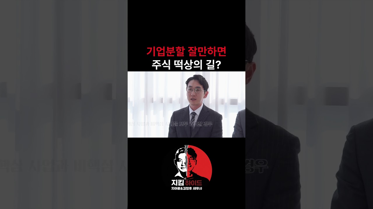 기업이 분할되면 내 주식은..? 