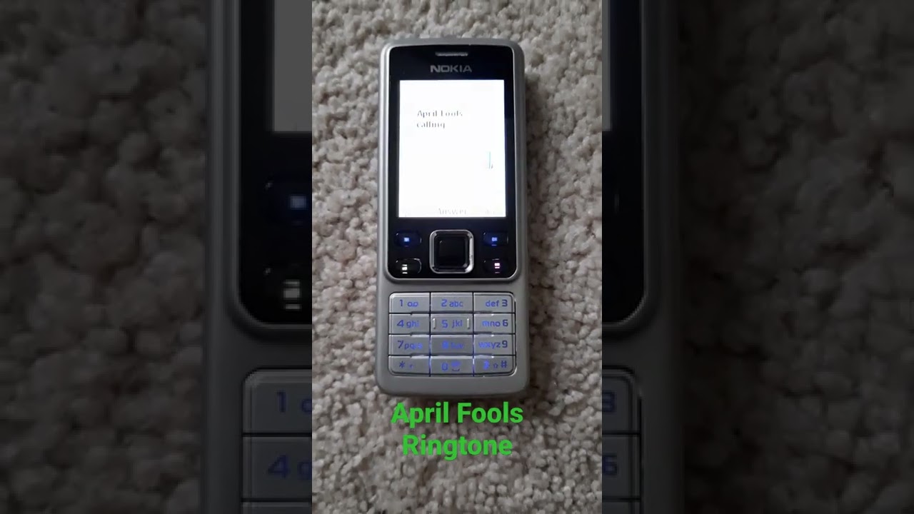 April Fools Nokia 6300 incoming call with April Fools ringtone