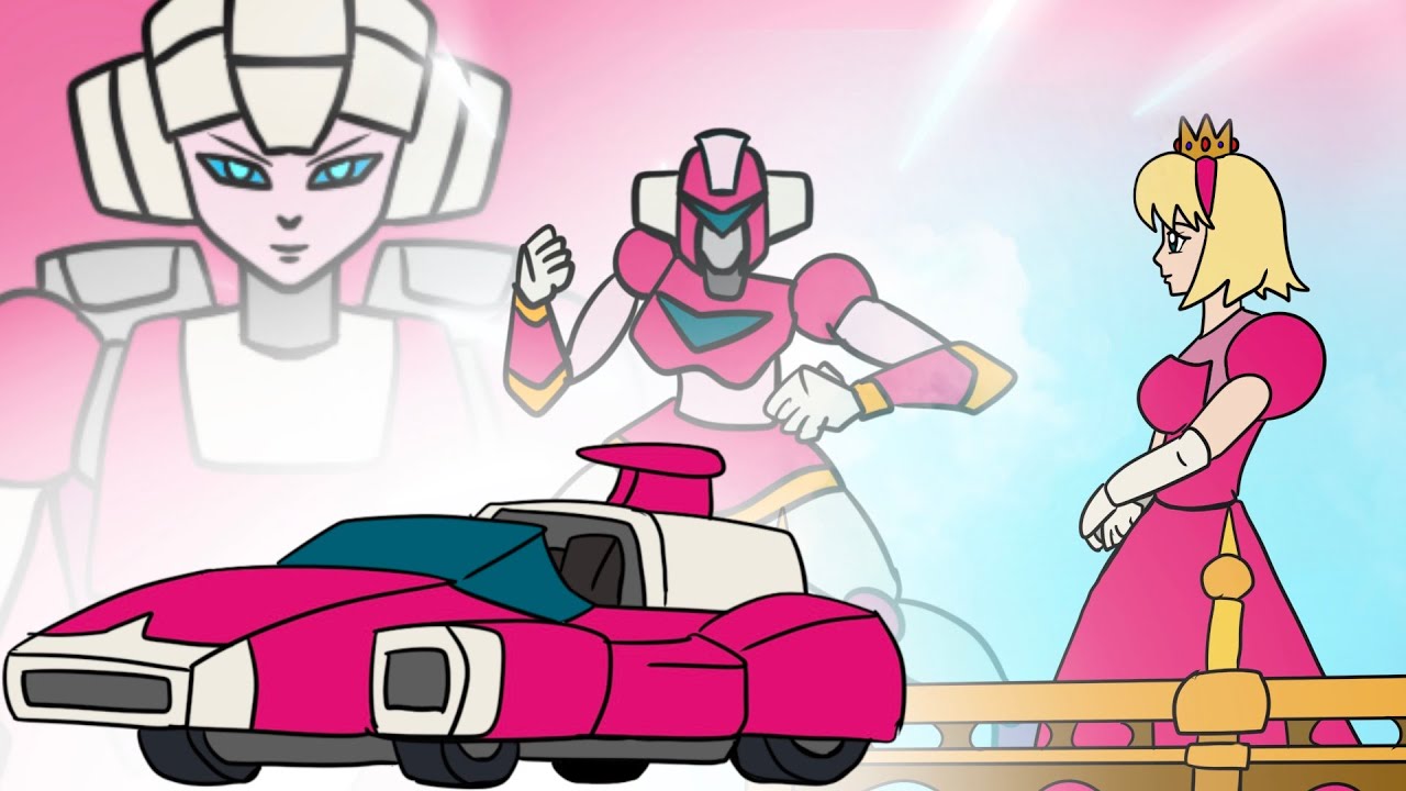 ARCEE is now a HEADMASTER!! and a PRINCESS??!?! Transformers Animated