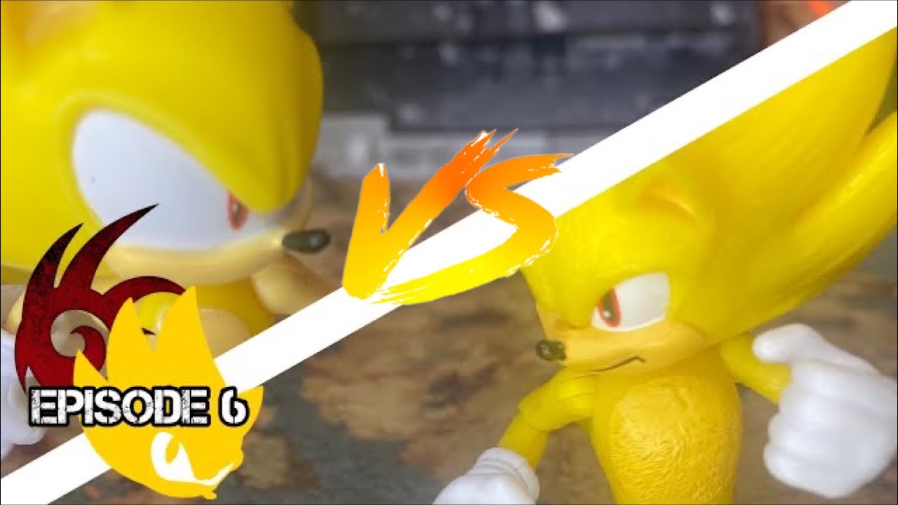 Super Sonic Showdown - The adventures of sonic and shadow - stop motion S1E6