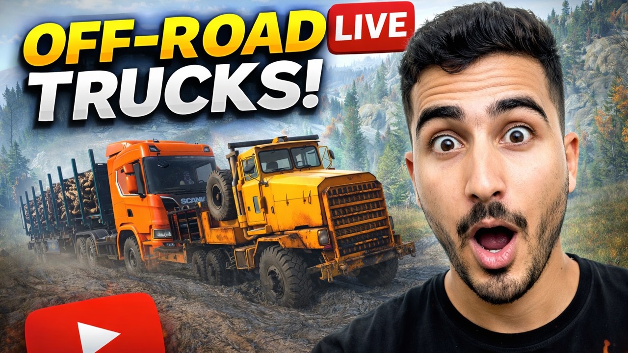LIVE 🔴 : INSANE OFF-ROAD TRUCK  | SnowRunner | EnhCrea #live #livestream #snowrunner #gaminglive