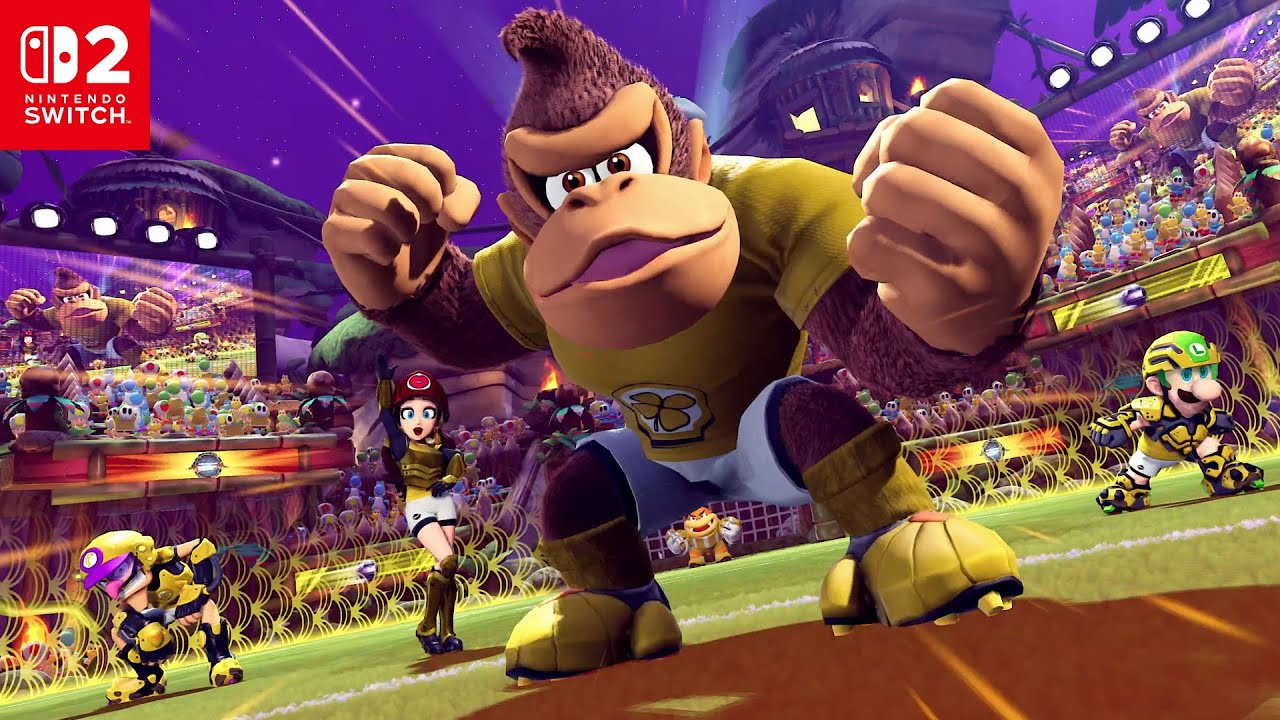 Donkey Kong Vs. Mario - Mario Strikers: Battle League ⁴ᴷ Switch 2