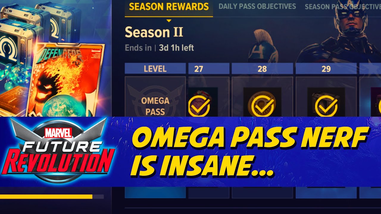 MARVEL Future Revolution. Omega Pass in Season 2 is BAD! Do This Trick with Omega Card.