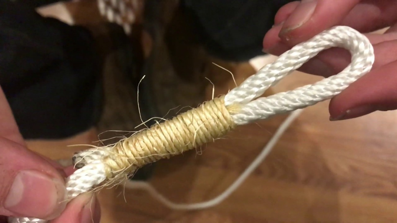 Learn how to WHIP the end of a rope or make a loop