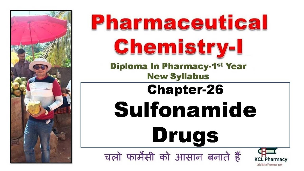 Sulfonamides drugs |L-3 Cology 6th sem Pharmaceutical Chemistry-II | Chapter 2 |I  D.Pharm 2nd  Year