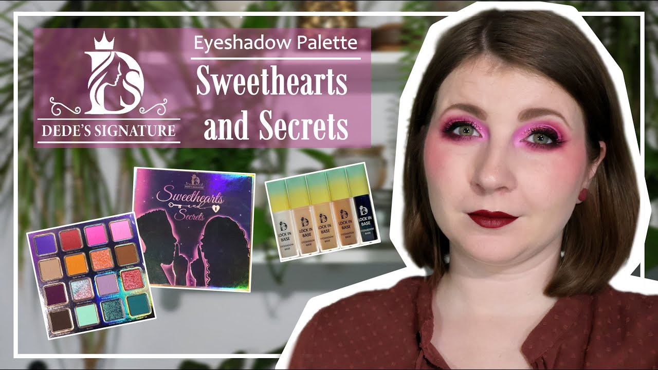 SWEETHEARTS & SECRETS 💕 Dede'Signature | Indie Eyeshadow Palette + Lock In Eyeshadow Base | deutsch