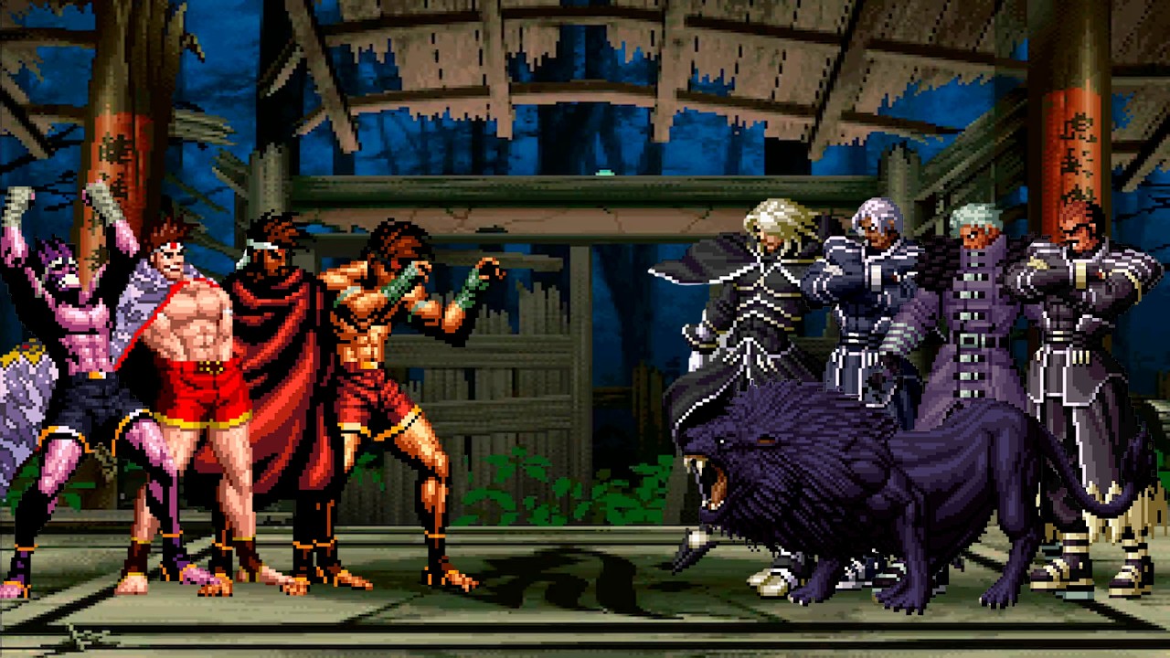 [KOF Mugen] Команда Джо Хигаши против команды NESTS