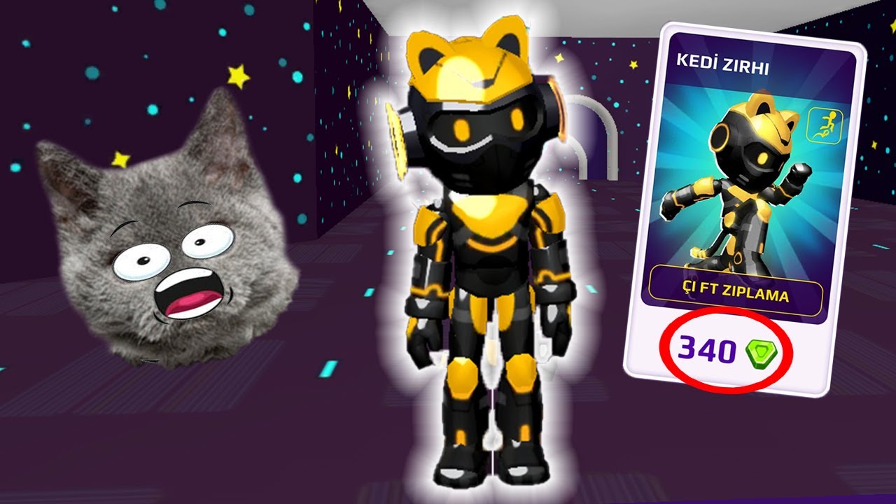 pk xd KEDİ ZIRHI ALDIM | 340 elmas🤑😱 zengin olduk