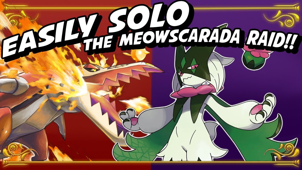 EASILY SOLO the Meowscarada Pokémon Scarlet & Violet 7 star raid!!