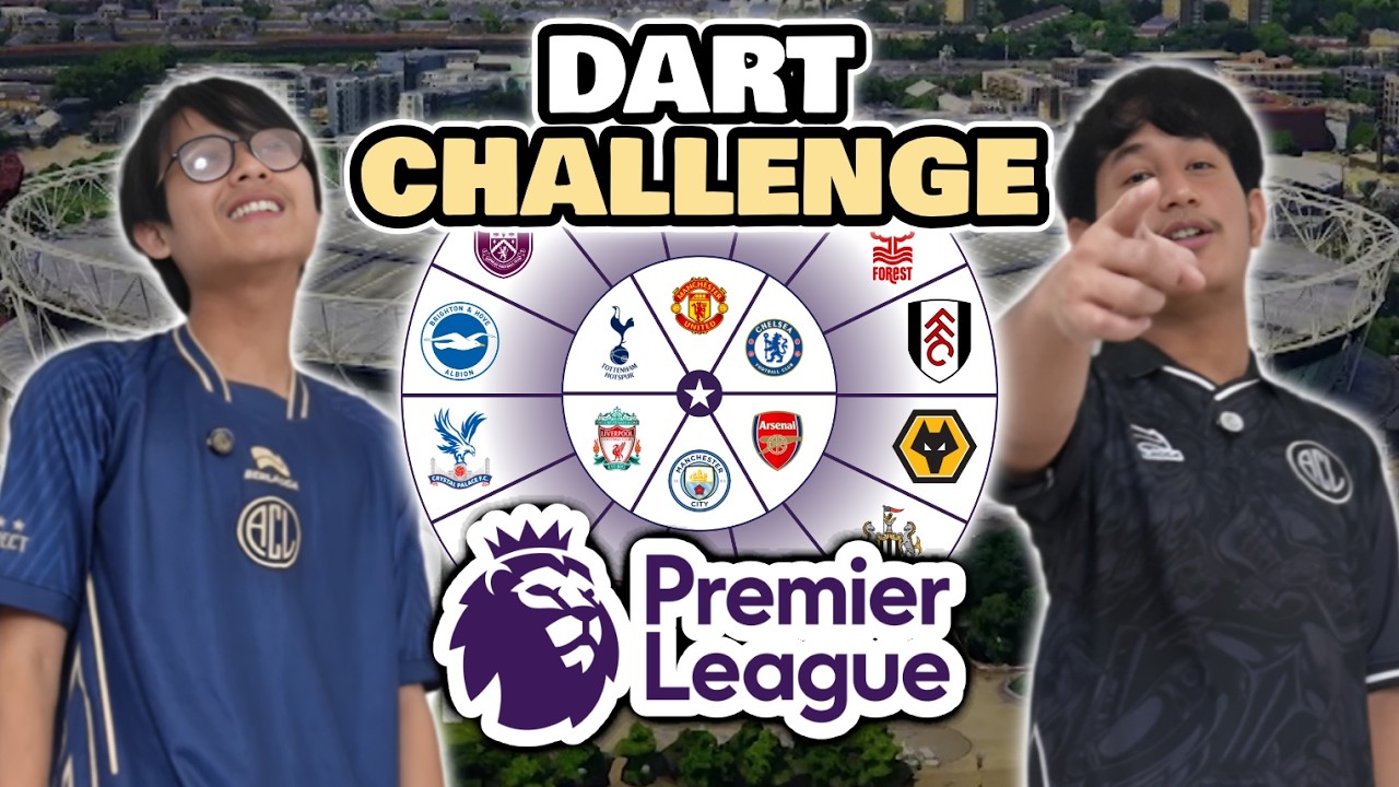 DART CHALLENGE PREMIER LEAGUE #premierleague #dartsfootball #fc26
