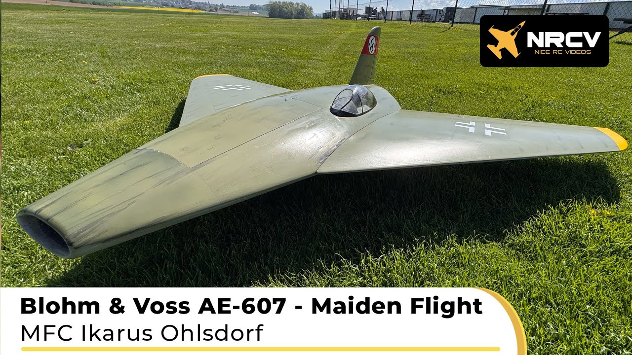 Blohm & Voss AE-607 Maiden Flight | FrSky X20S  | Pilot: Christian Loidl