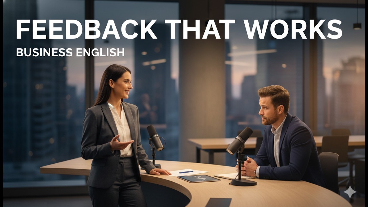 How to Give Feedback Without Being Rude | Business English Conversation