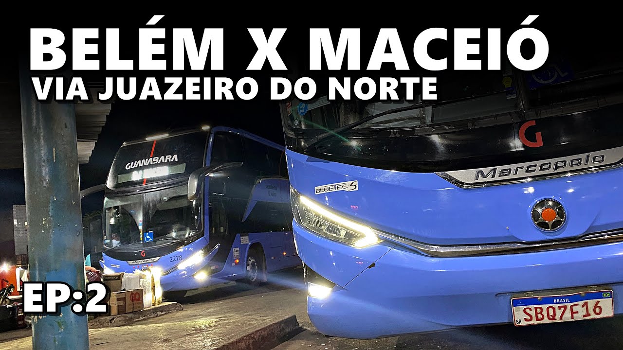 Desbravando o NORDESTE: de BELÉM a MACEIÓ com GUANABARA (EP:2)