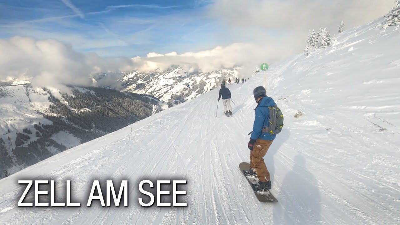 Zell am See 🇦🇹 Austria - Ski Tour 4K