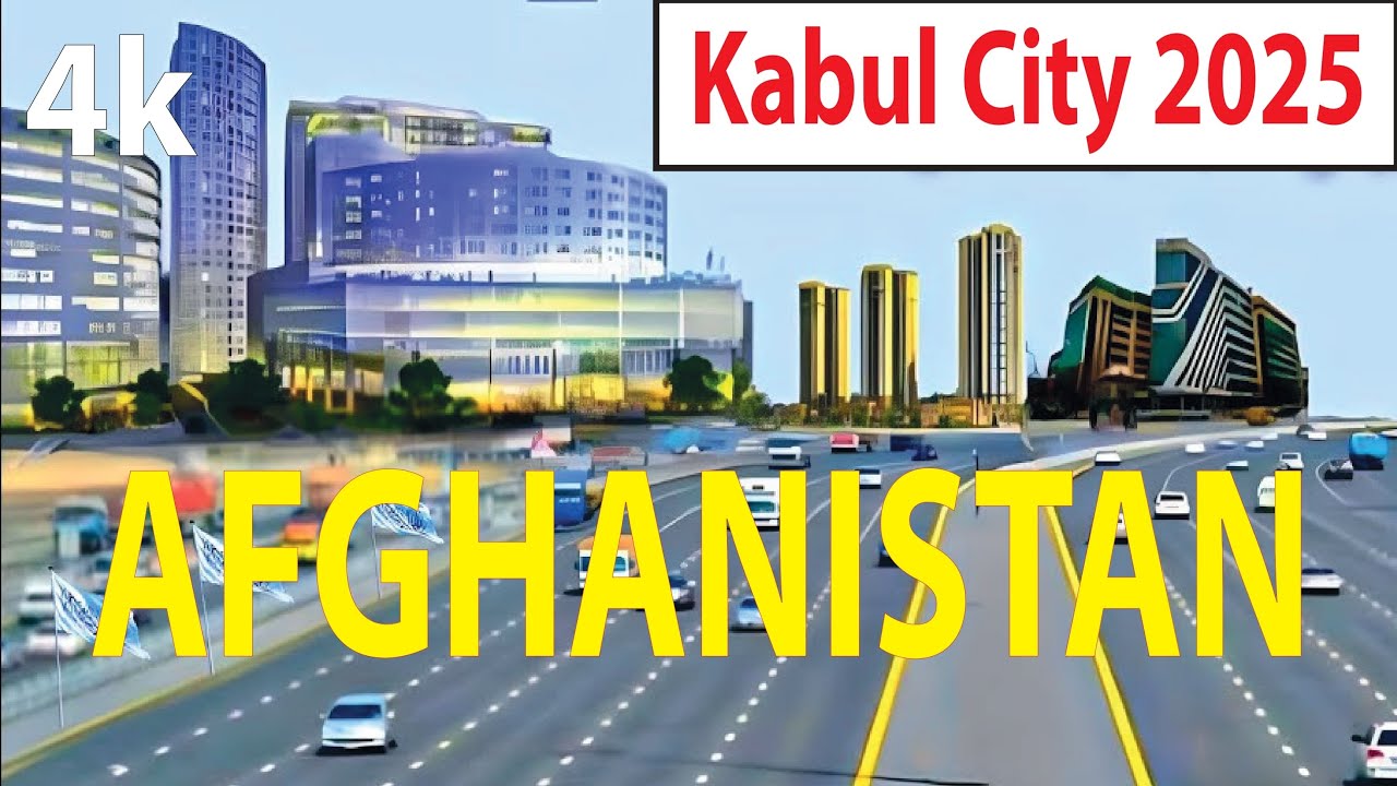 Kabul City - Afghanistan 4K By Drone 2025