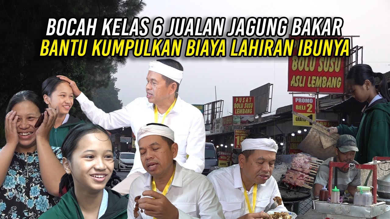 NOVITA B0CAH KELAS 6 MI | JUALAN JAGUNG BAKAR BANTU KUMPULKAN BIAYA LAH1RAN IBUNYA