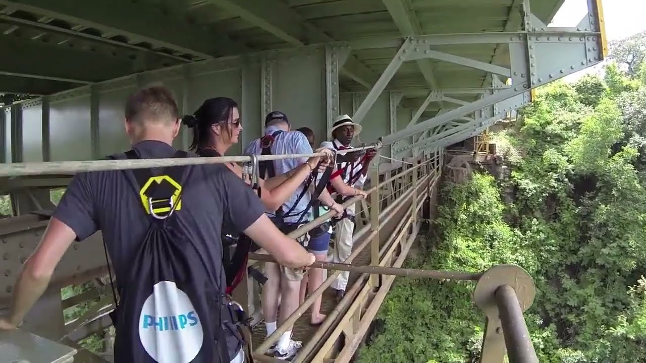 Thrilling Catwalk Adventure under the Victoria Falls Bridge