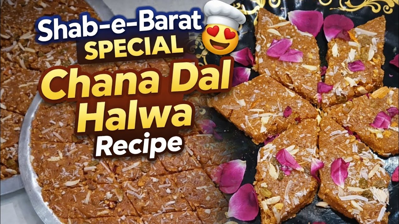Shab-e-Barat Special | Halwai Style Chana Dal Halwa Recipe 😍 | Ghar par banao Perfect Katli Halwa