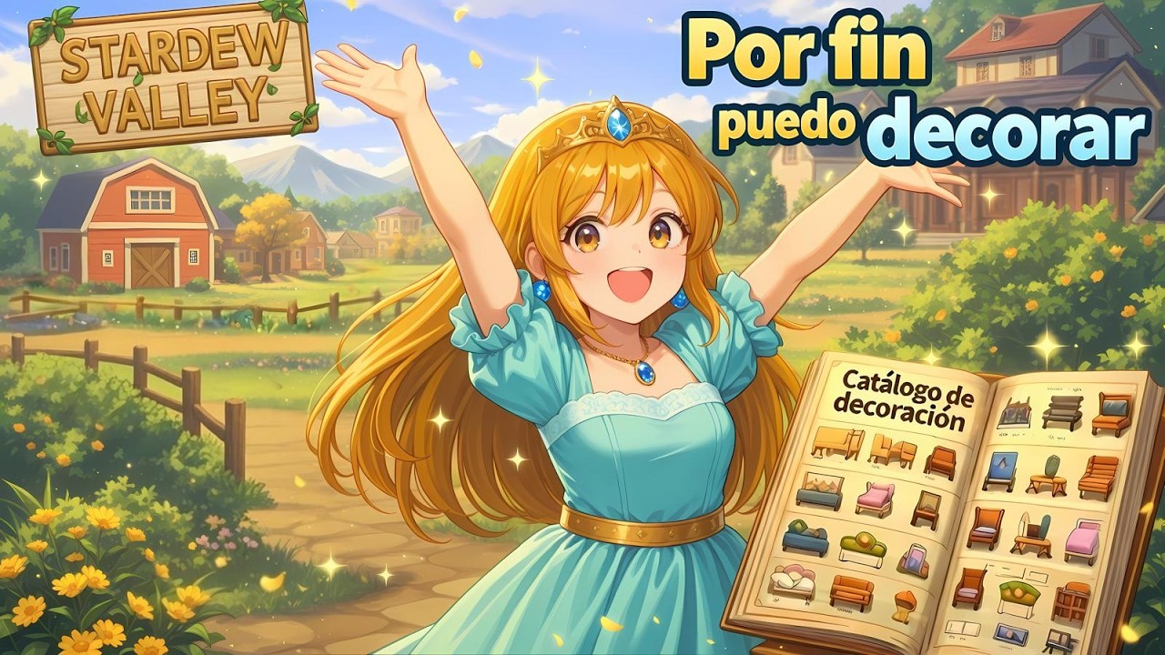 ¡POR FIN PUEDO DECORAR TODO!🌿Consigo el catálogo de Robin | Stardew Valley