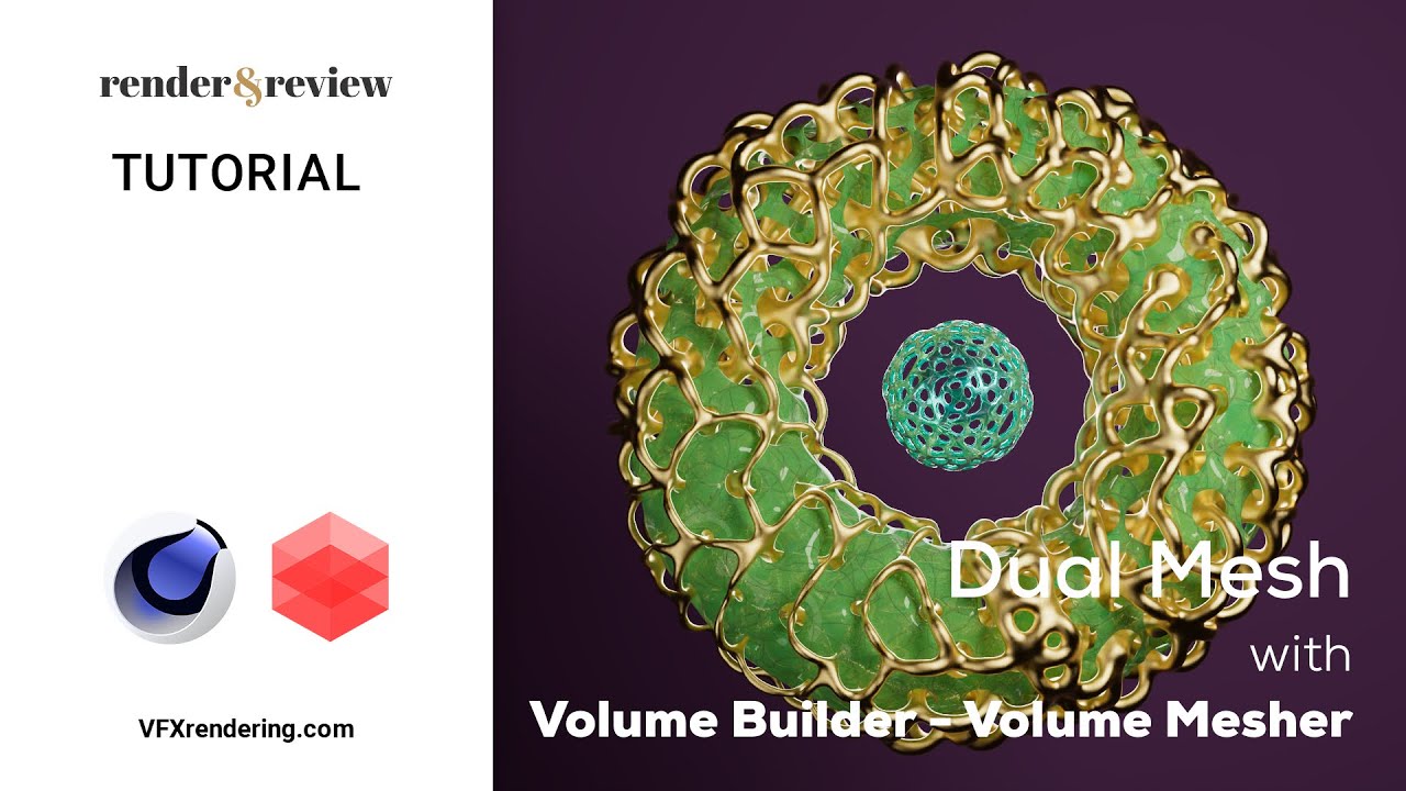 Dual Mesh (Cinema 4D) | Tutorial | VFXRendering