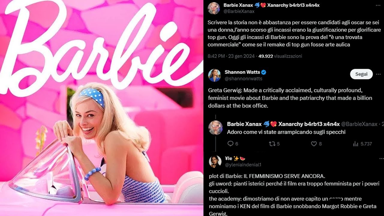 BARBIE FALLISCE, FEMMINISTE FURIOSE