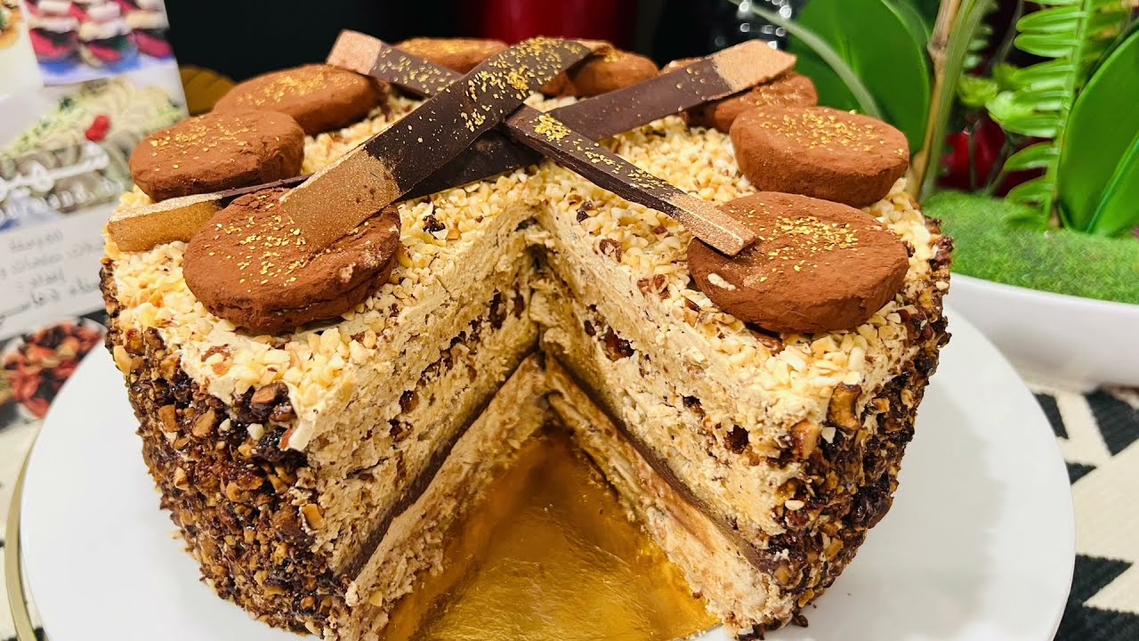 Mon gâteau Othello praliné chocolat..un CÂLIN !!كاتو أوتلو پراليني شكلاطة لن تغير الوصفة بعد اليوم !