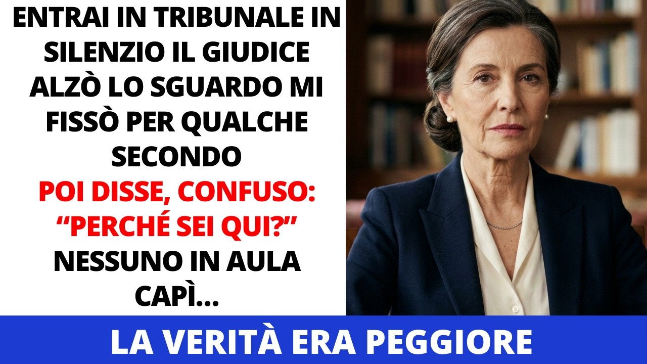 Quando entrai in tribunale il giudice rimase scioccato:Perché è qui? Quello che nessuno sapeva era..
