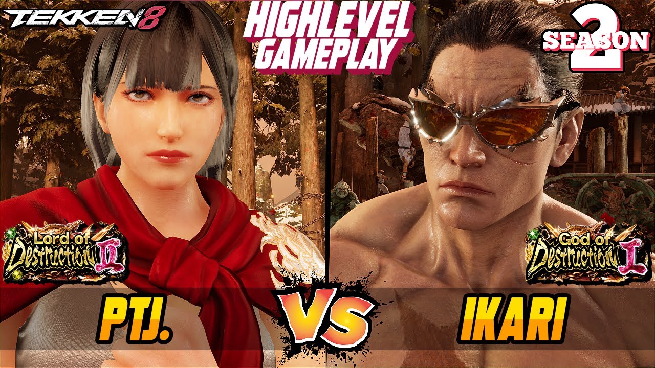 Tekken 8 – PTJ (JUN KAZAMA) vs IKARI (KAZUYA MISHIMA) – T8 High Level Gameplay!