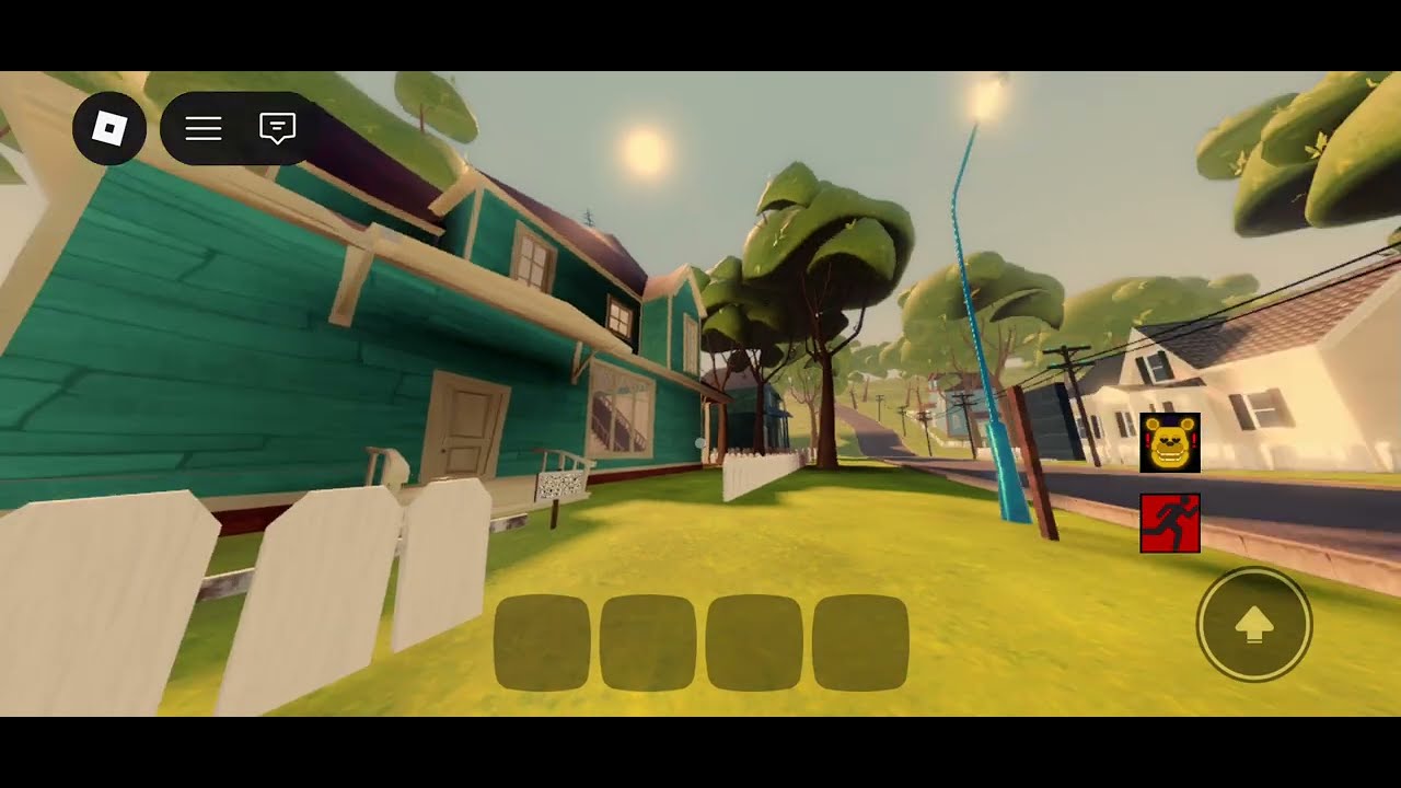 Me paso el acto 1 de Hello Neighbor pero en Roblox y el enemigo es Foxy