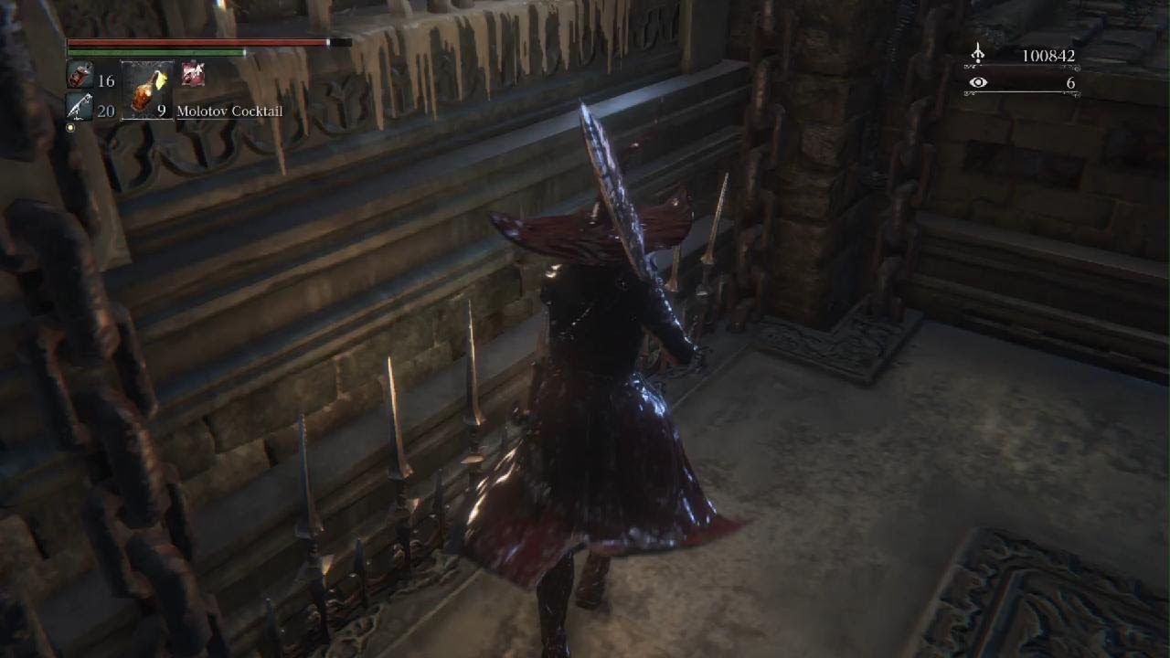 Bloodborne central pthumeru root layer 3 hidden wall