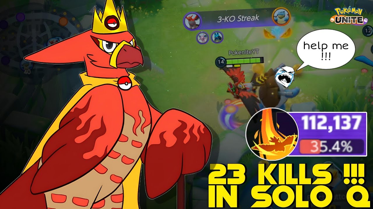TALONFLAME META NEVER GETS OLD IN SOLO QUEUE 😎 | POKEMON UNITE