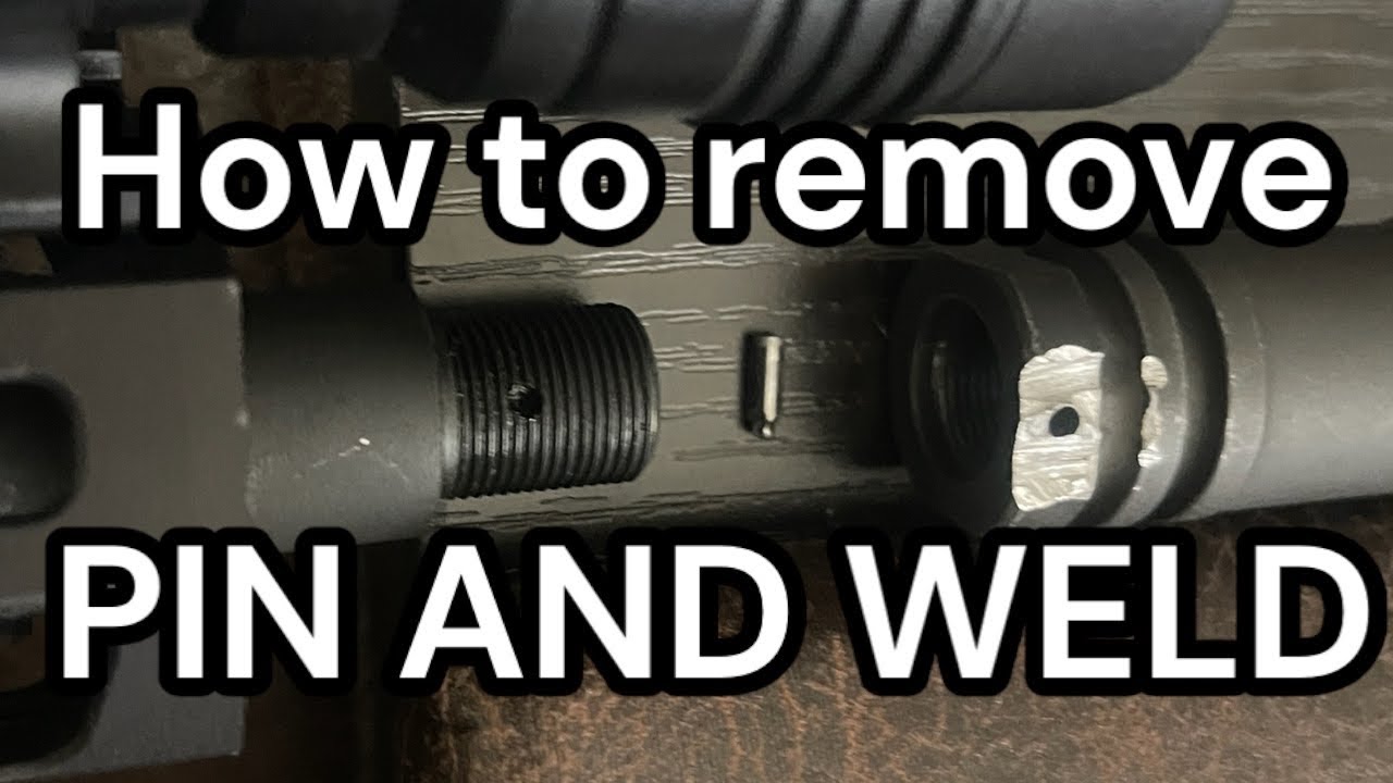 Removing a pin and weld