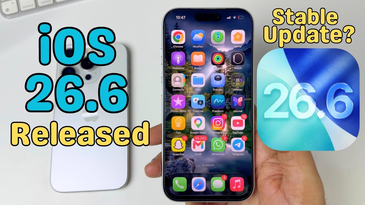 iOS 26.6 Important Update in Tamil || iOS 26 New Features🔥 Released || iOS 26.6 Update panalama?