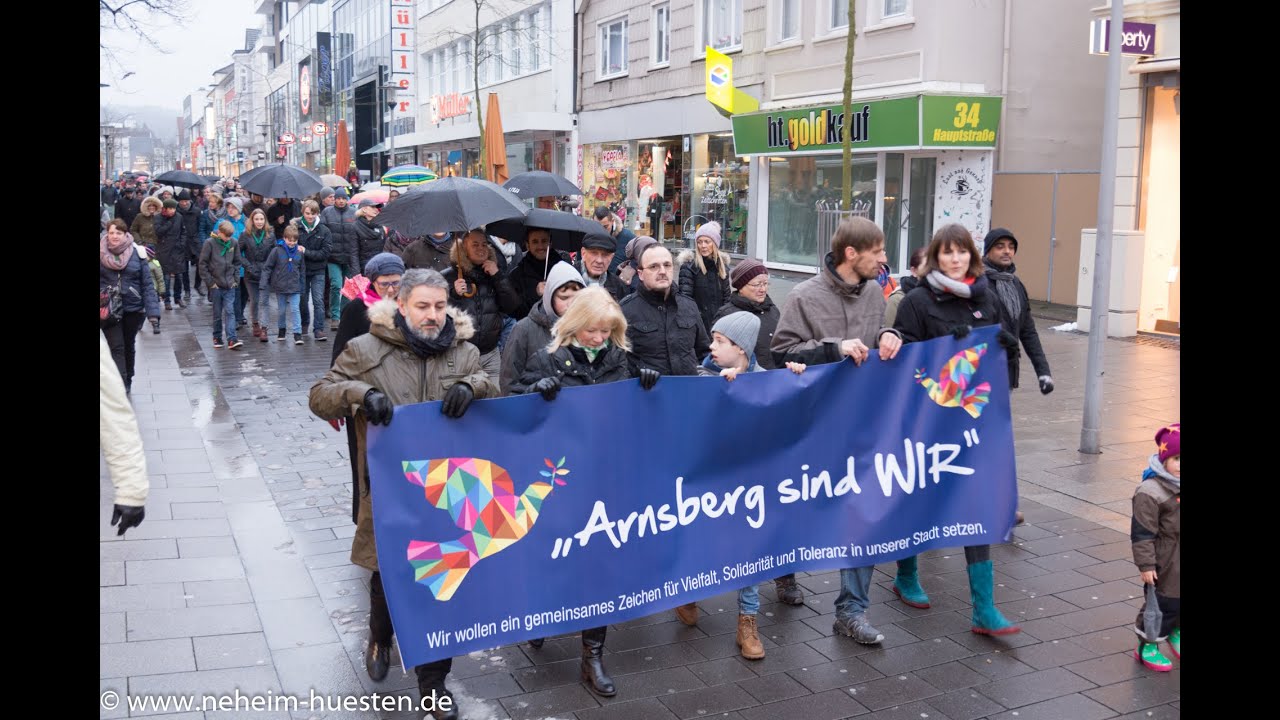 Arnsberg sind WIR - Friedlicher Spaziergang am 25.01.2015