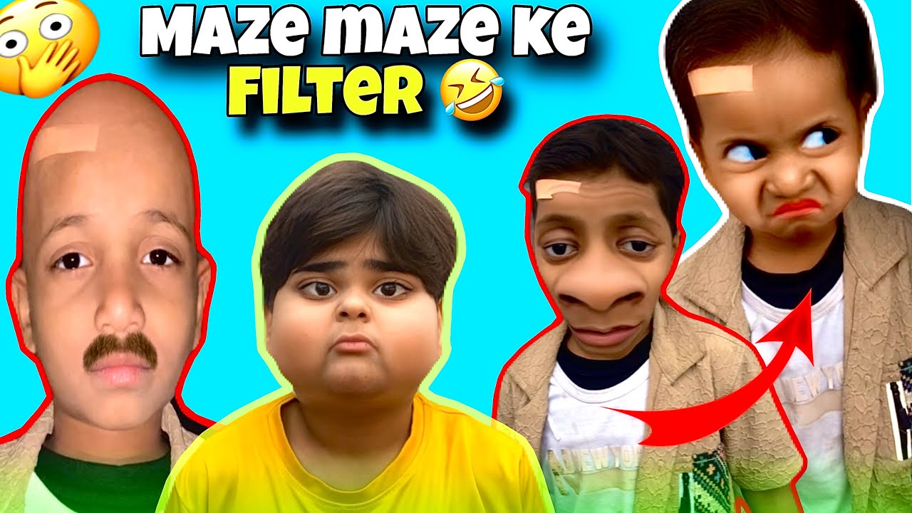 Aaj mene or rayan ne Bohut enjoy Kia 🥳 hmne    m￼aze maze ke filter apply kiye ￼🤯