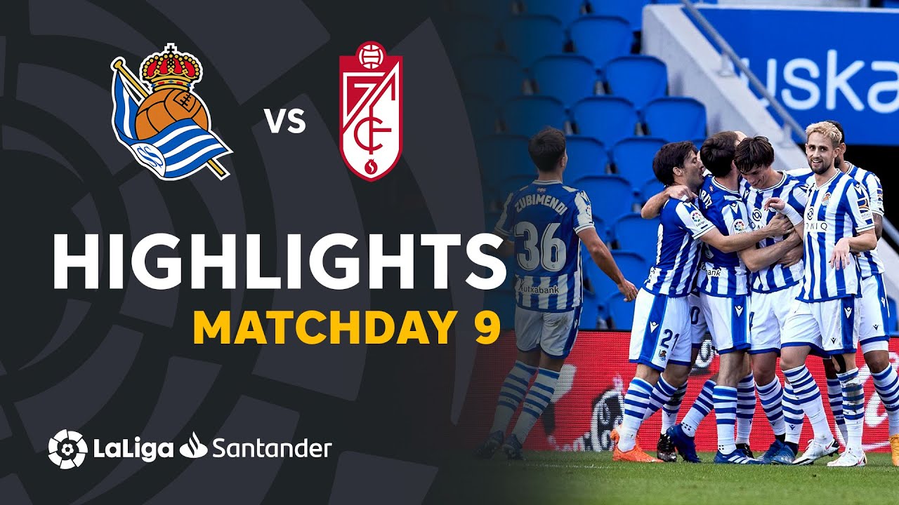 Highlights Real Sociedad vs Granada CF (2-0)
