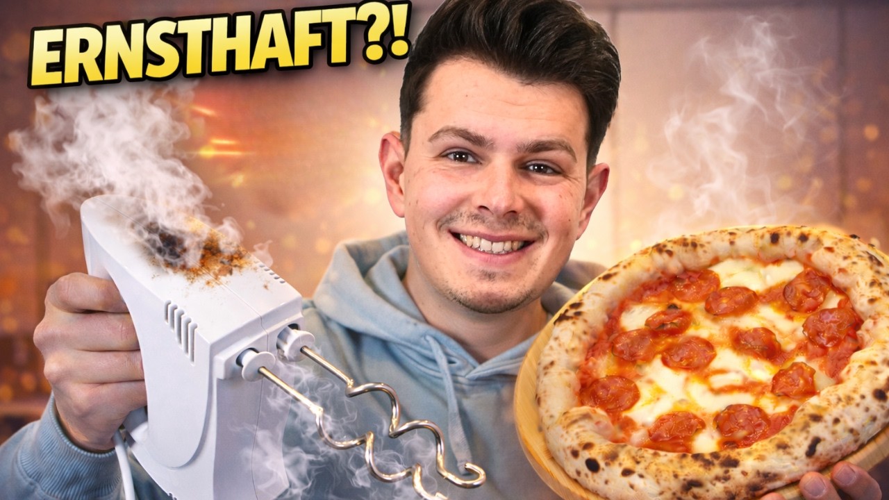 Pizzateig mit 20 Euro Maschine - Geht das?