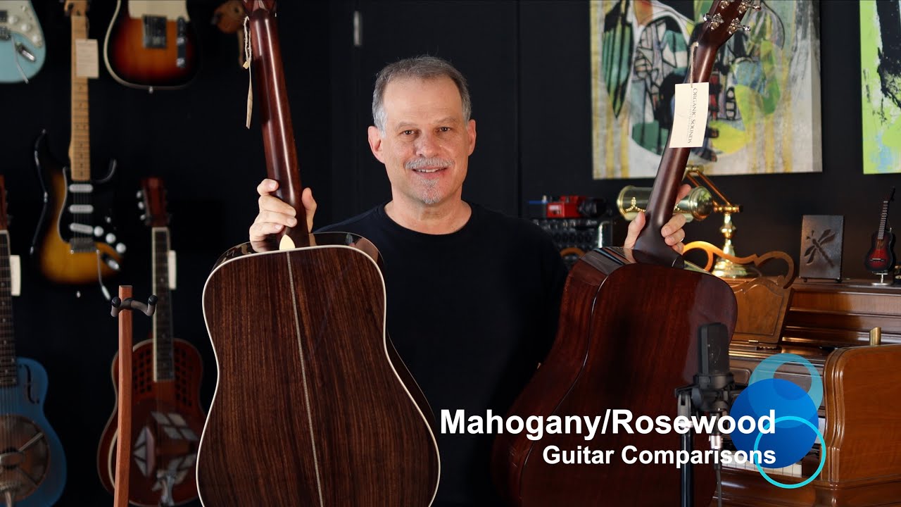 Rosewood vs Mahogany!  Acoustic Guitar Tonewood Comparisons