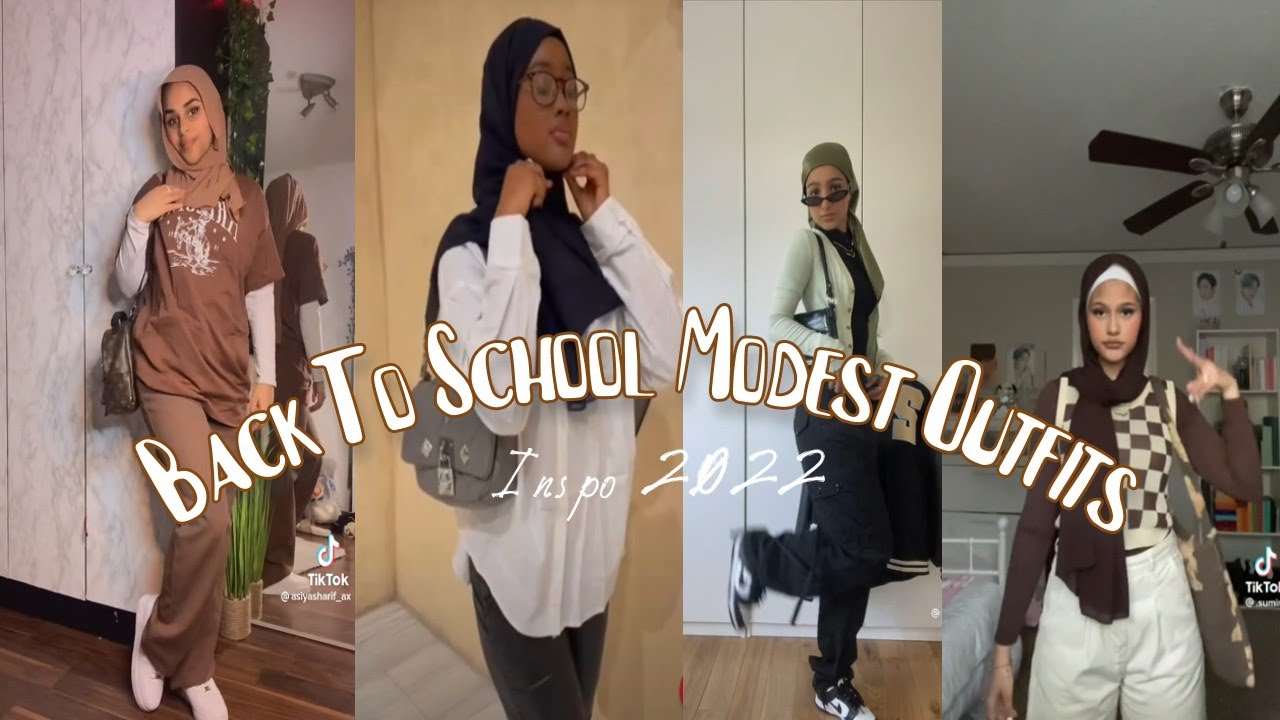 Back To School Hijab Friendly Modest Outfit Inspo | 2022