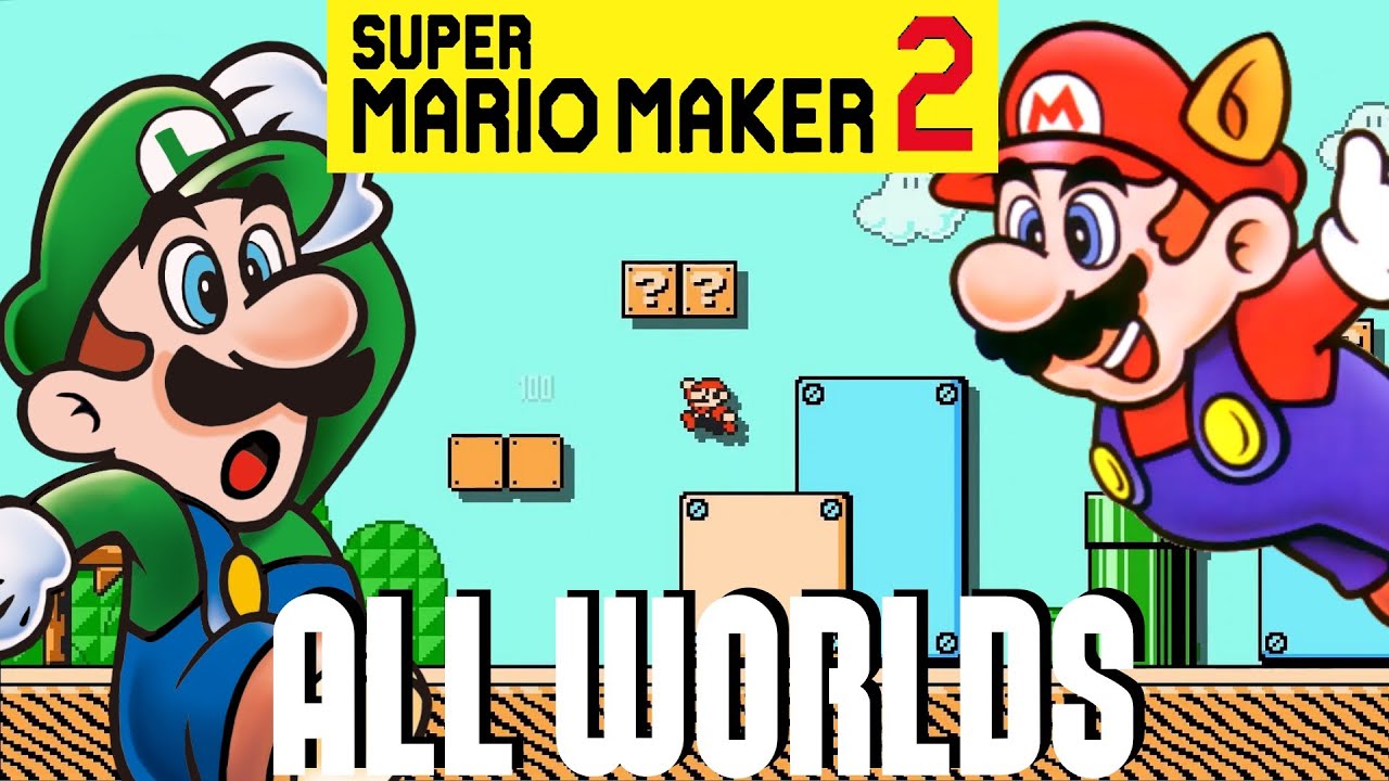 Super Mario Maker 2: All Super Mario Bros. 3 All Worlds in 1 Level