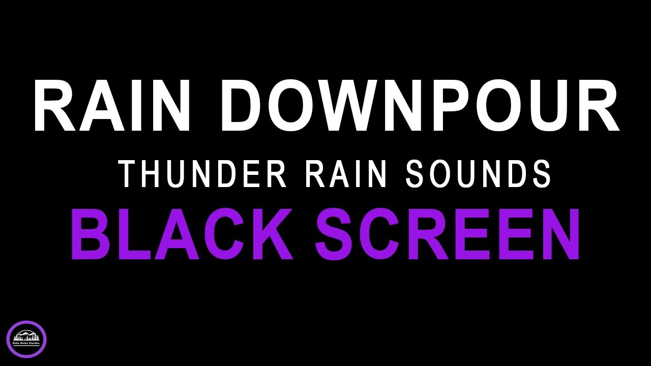 Night Rain Sounds For Sleeping, Heavy Rain On Window, Fall Asleep Fast, NO ADS, Sleep Aid