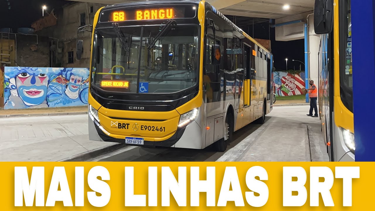Novas linhas no BRT do Rio de Janeiro (15, 28 e 68) - Fui conferir #25