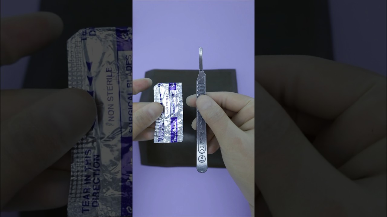 DIY Scalpel Handle Tutorial #lifehack #vet #medicine #surgery #funfacts #scalpel #blades #diy